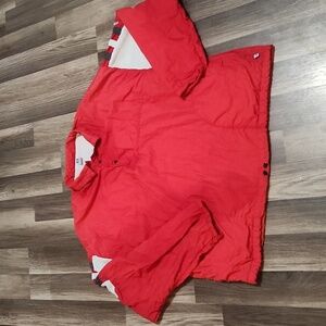 Russell Athletic Vintage Popover Jacket Waffle Fabric Detail 90's Size XL